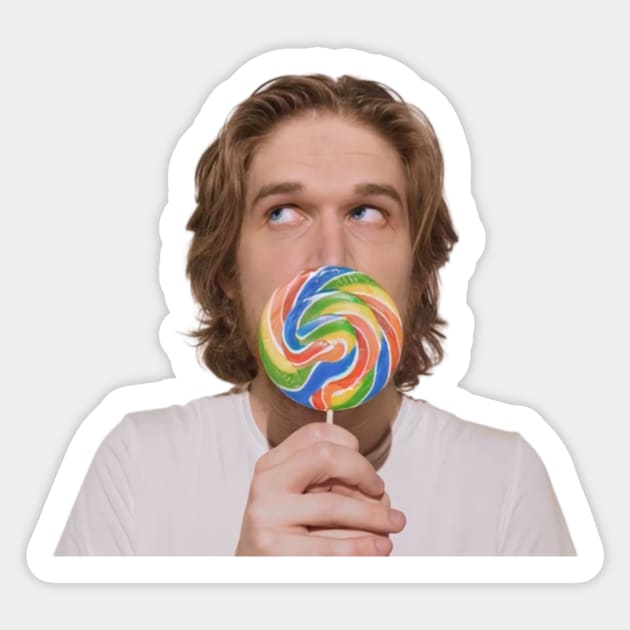 Bo Burnham with candy Sticker by Pop-clothes